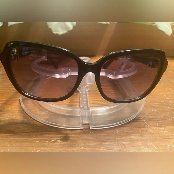 NWT Black Coach Sunglasses. s-l400.jpg main image 3